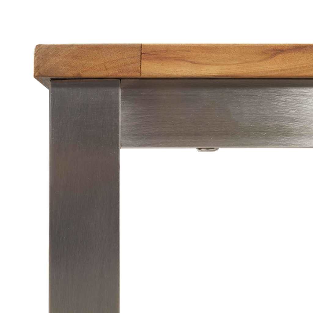 ÉtkezőAsztal Barna 200 x 90 x 75 cm Tömör Akácfa