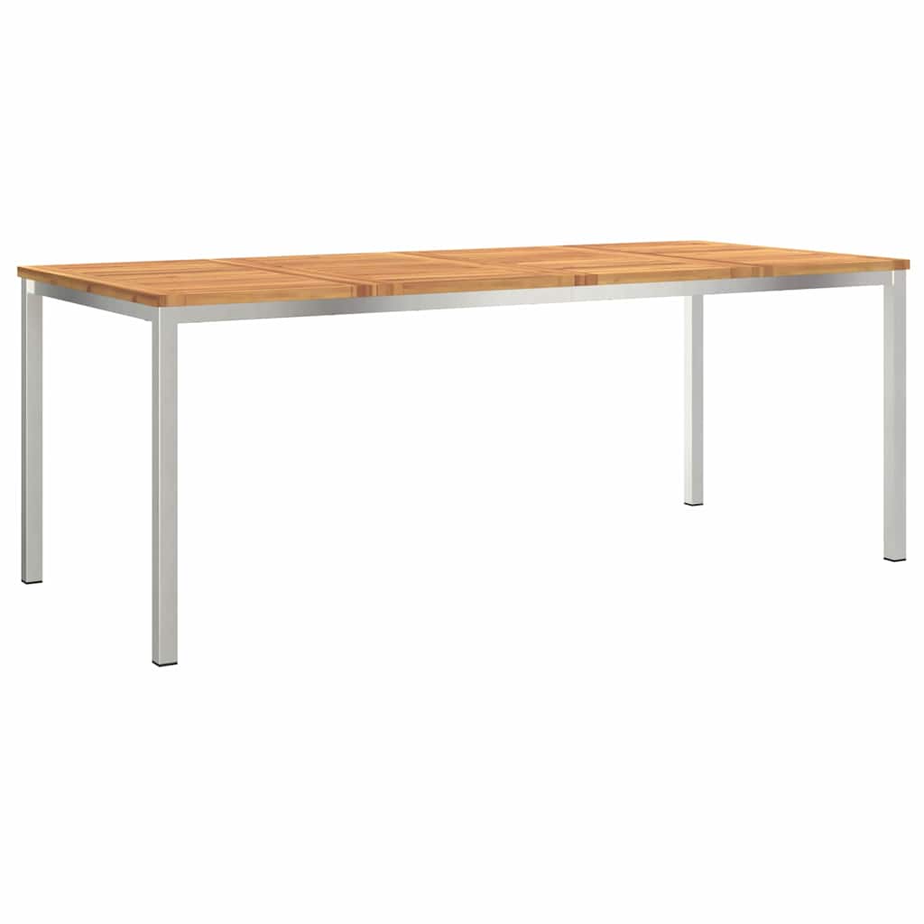 ÉtkezőAsztal Barna 200 x 90 x 75 cm Tömör Akácfa