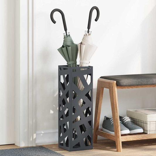 Napernyő Állvány tárolóval Antracit 15,5 x 15,5 x 49 cm Fém