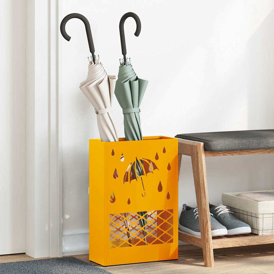Napernyő Állvány mustársárga 28 x 12 x 41 cm Acél