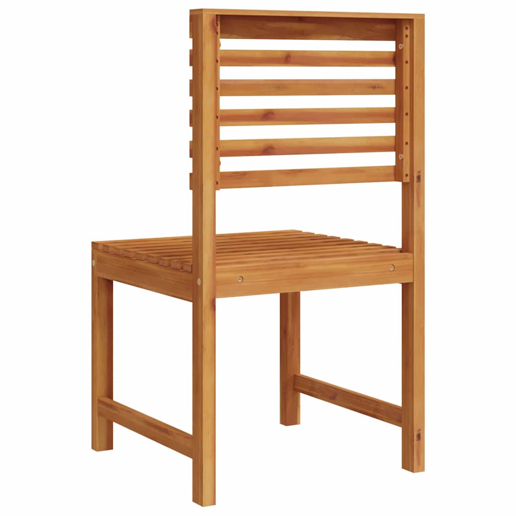 Kerti Szék 2 pcs Barna 50 x 50 x 91cm Tömör akácfa