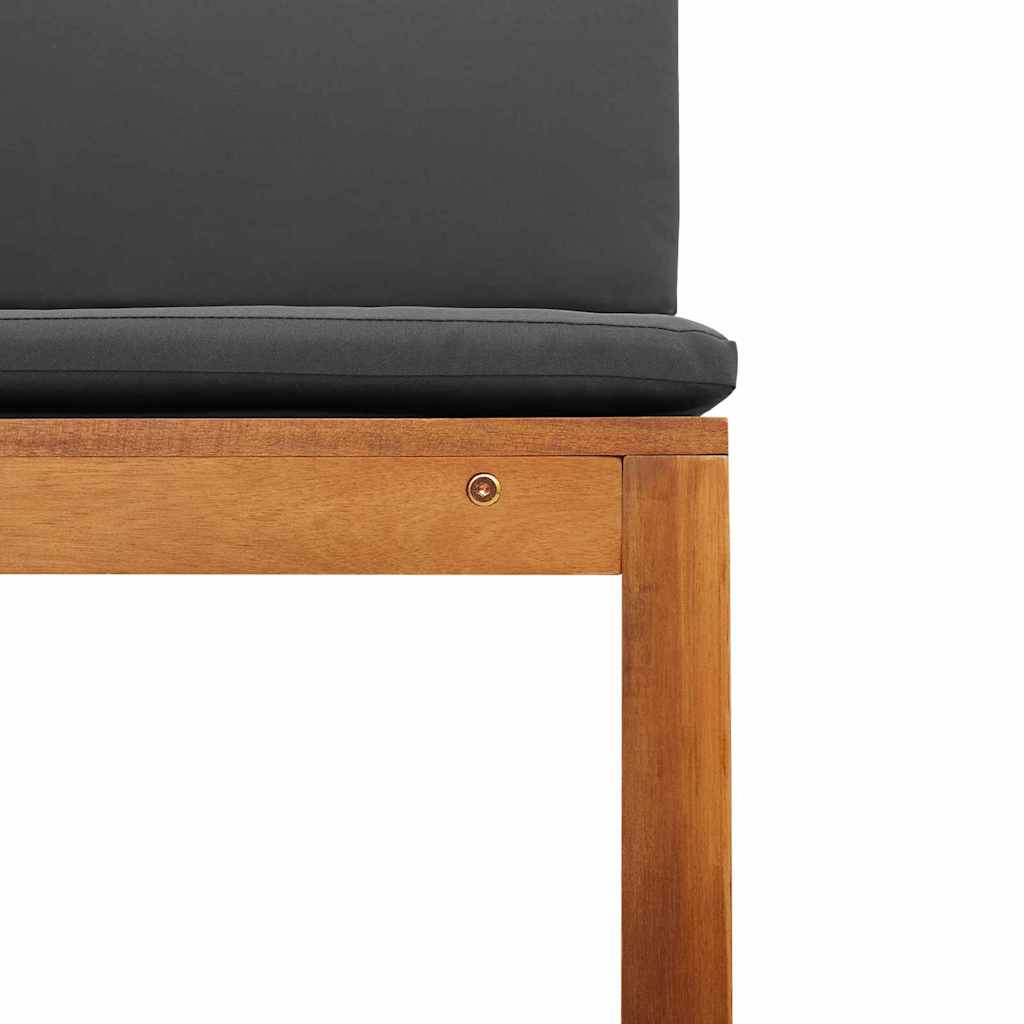 Kerti Szék párnával 2 pcs Barna Tömör akácfa
