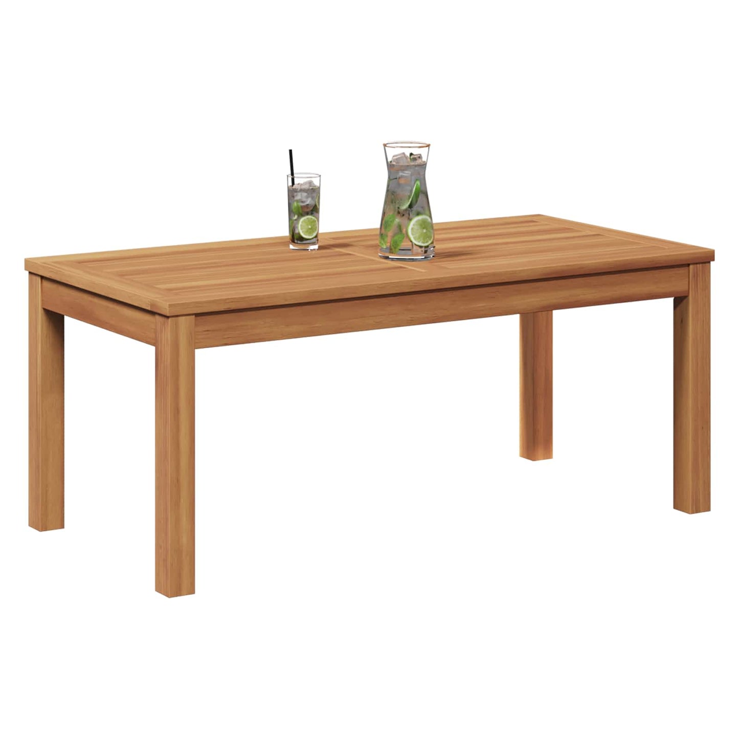 asztal Barna 95 x 45 x 40 cm Tömör Teakfa
