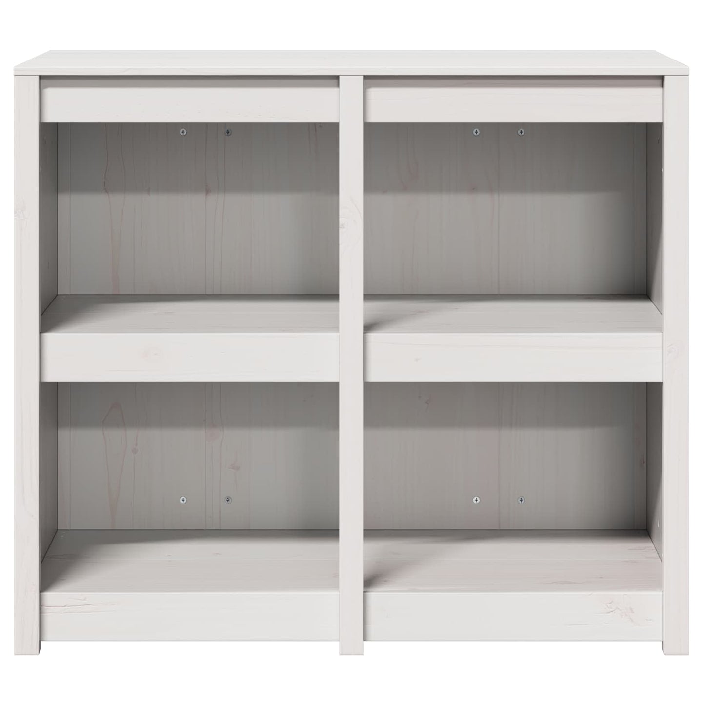 Konyhaszekrény polcokkal MEPPEL Meleg fehér 106 x 55 x 92 cm