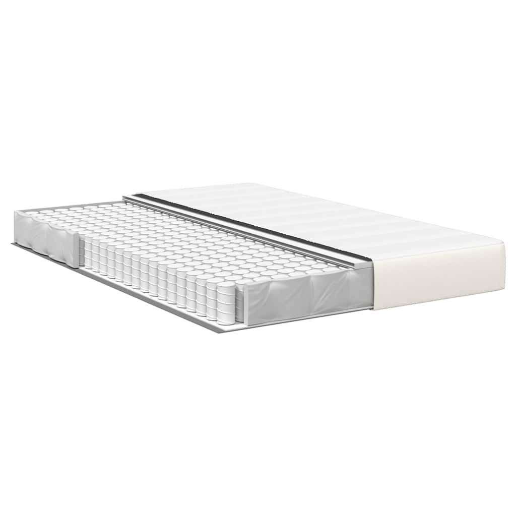 Ágy Matrac matracmal Krém 140 x 190 cm szövet
