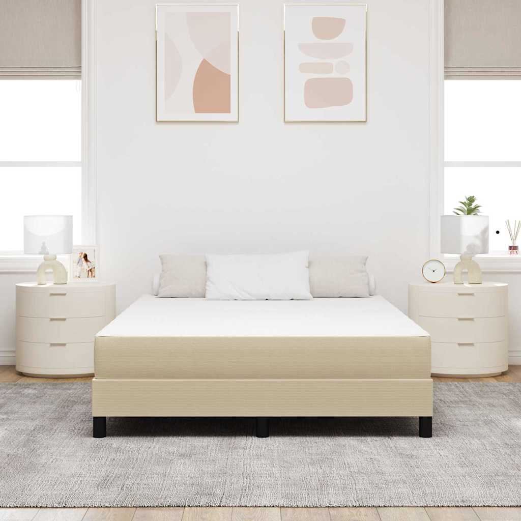 Ágy Matrac matracmal Zsálya 140 x 190 cm szövet