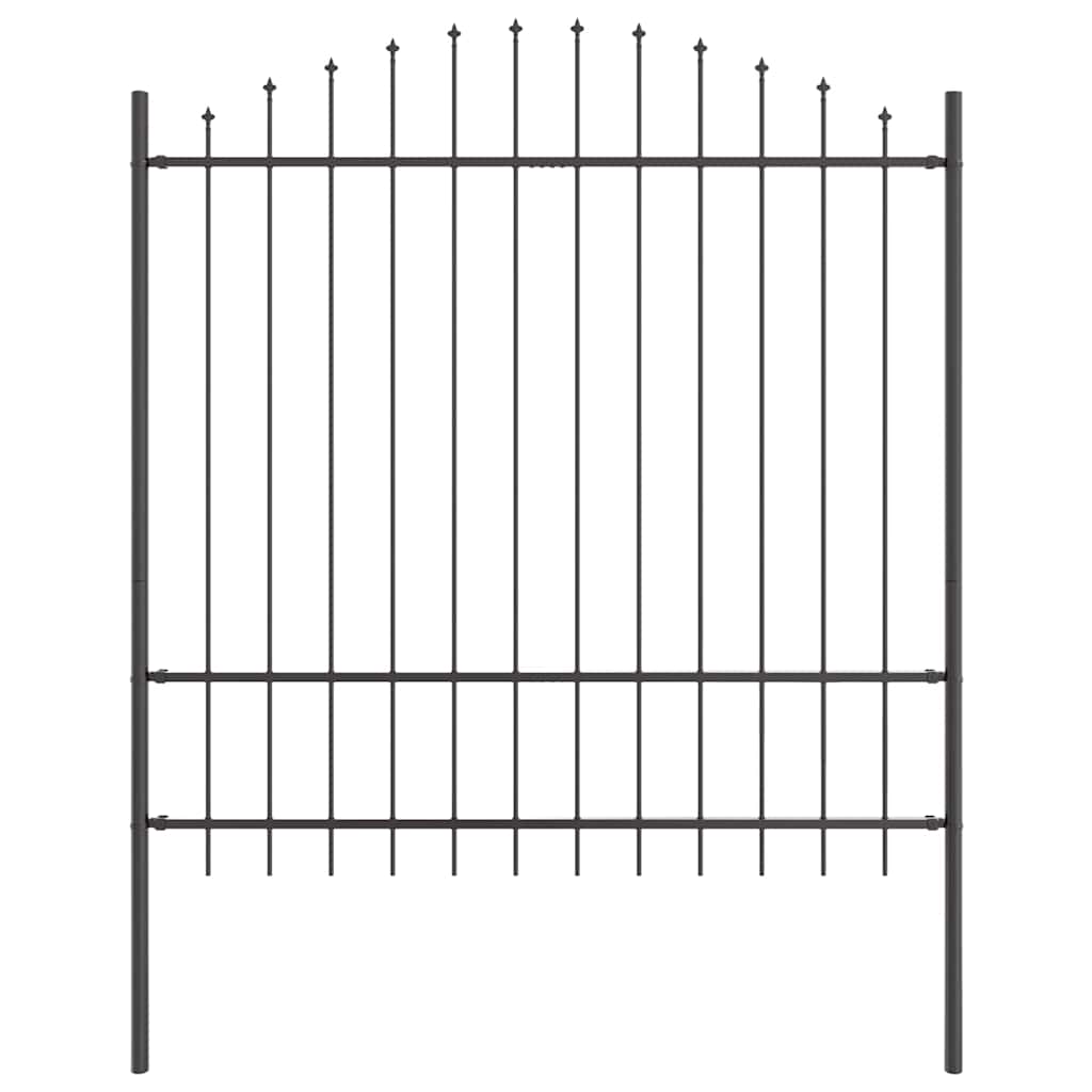 Kerti Kerítés WOERDEN 170 x 215 cm Porszórt acél Szürke