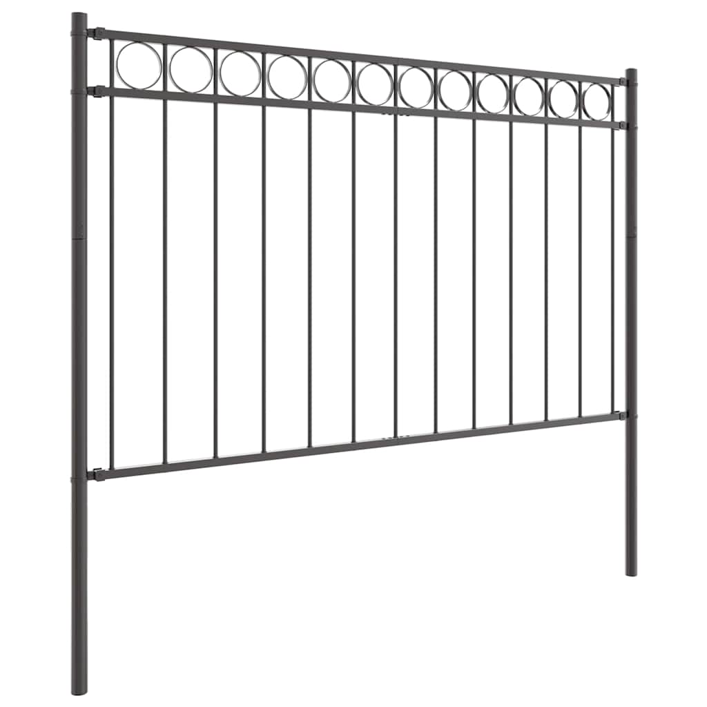 Kerítéselem ASSEN Szürke 170 x 150 cm Acél