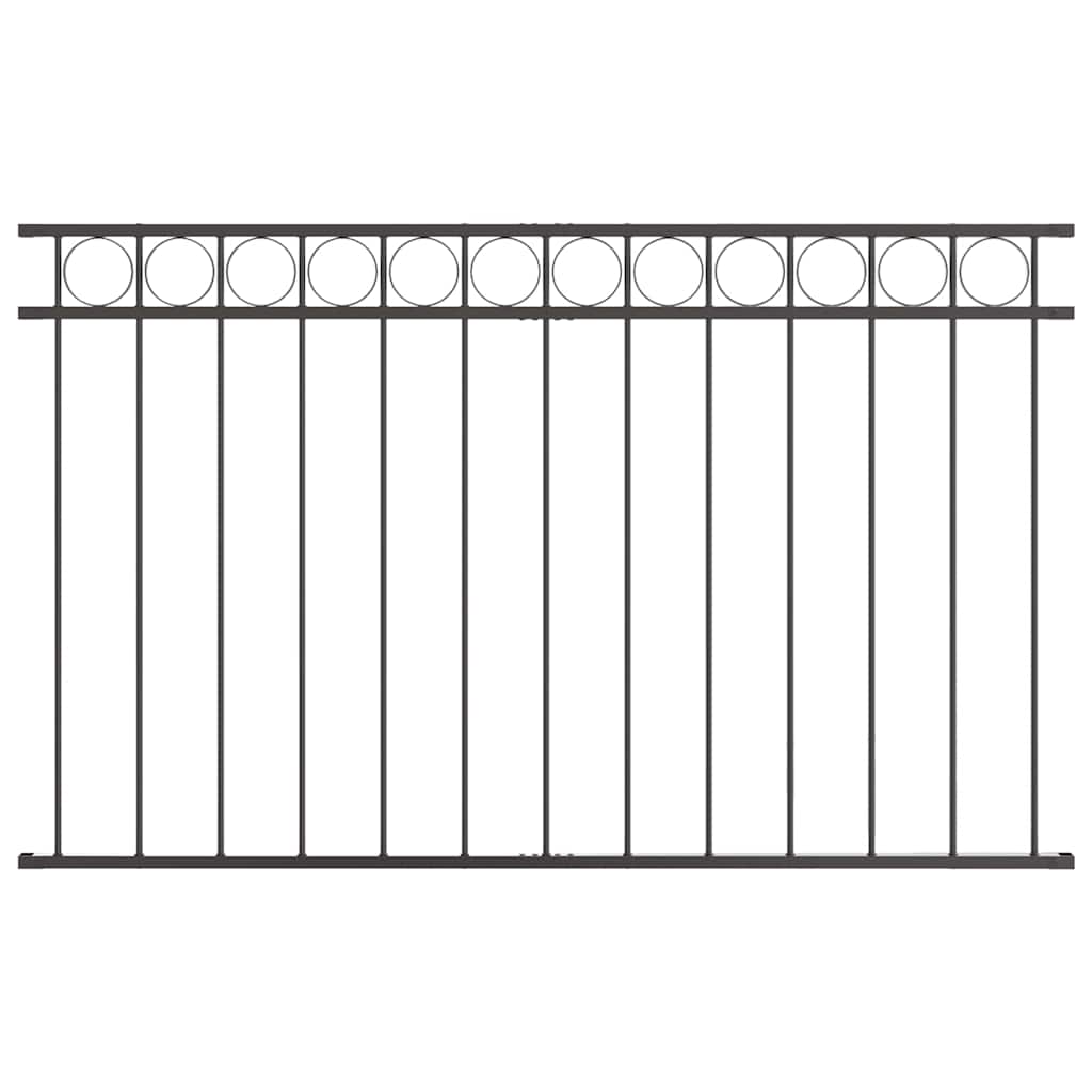 Kerítéselem ASSEN 170 x 100 cm Acél Szürke