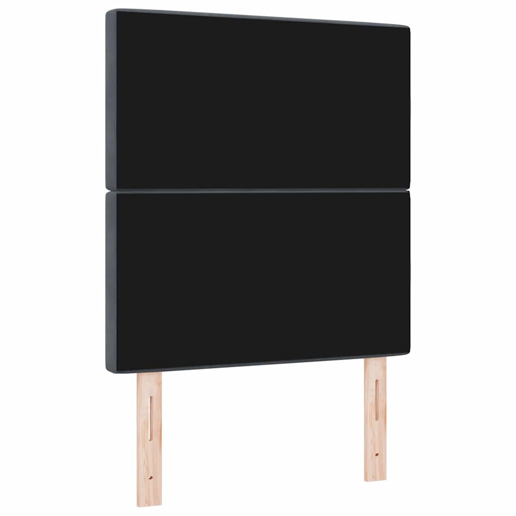 Fejtámla Sötétszürke 80 cm Bársony