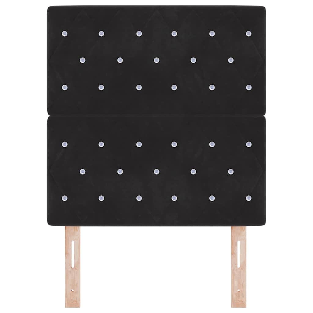 Fejtámla Fekete 80 cm Bársony