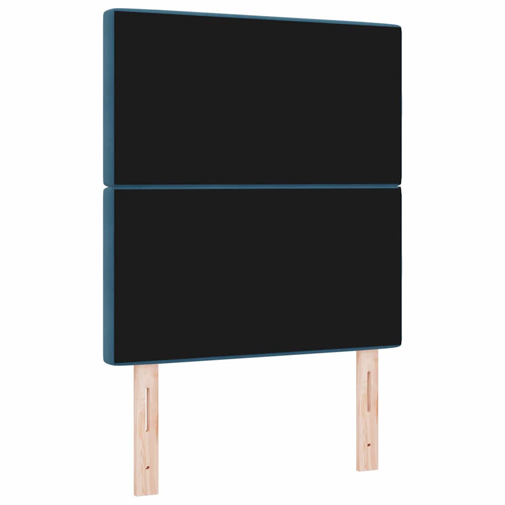 Fejtámla Sötét kék 80 cm Bársony