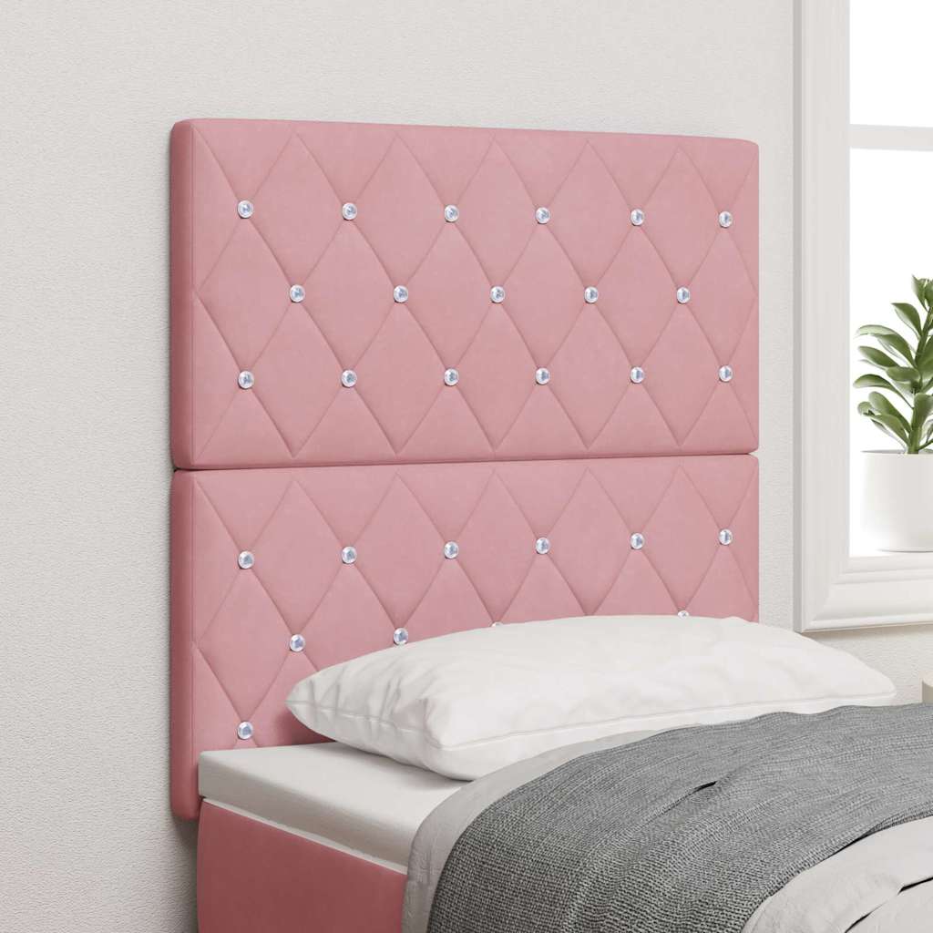 Fejtámla Rózsaszín 80 cm Bársony