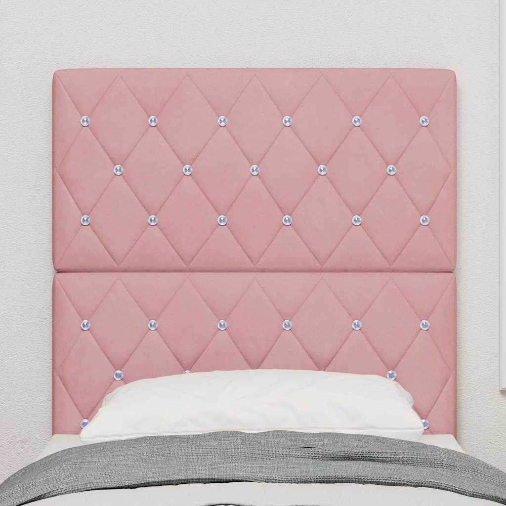 Fejtámla Rózsaszín 80 cm Bársony