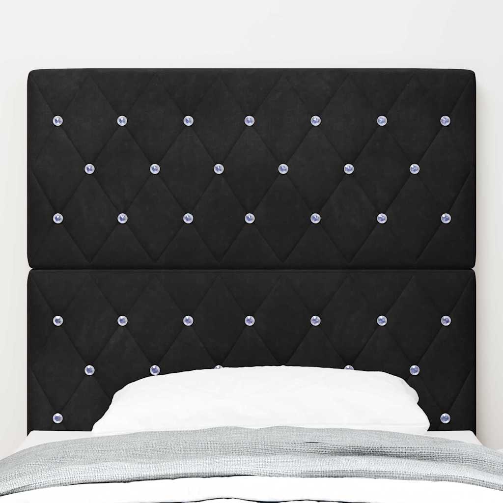 Fejtámla Fekete 90 cm Bársony