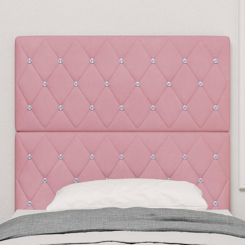 Fejtámla Rózsaszín 90 cm Bársony