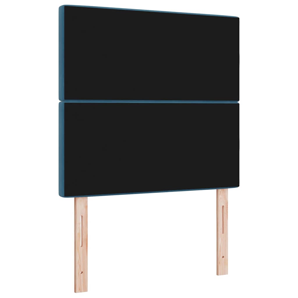 Fejtámla Sötét kék 100 cm Bársony