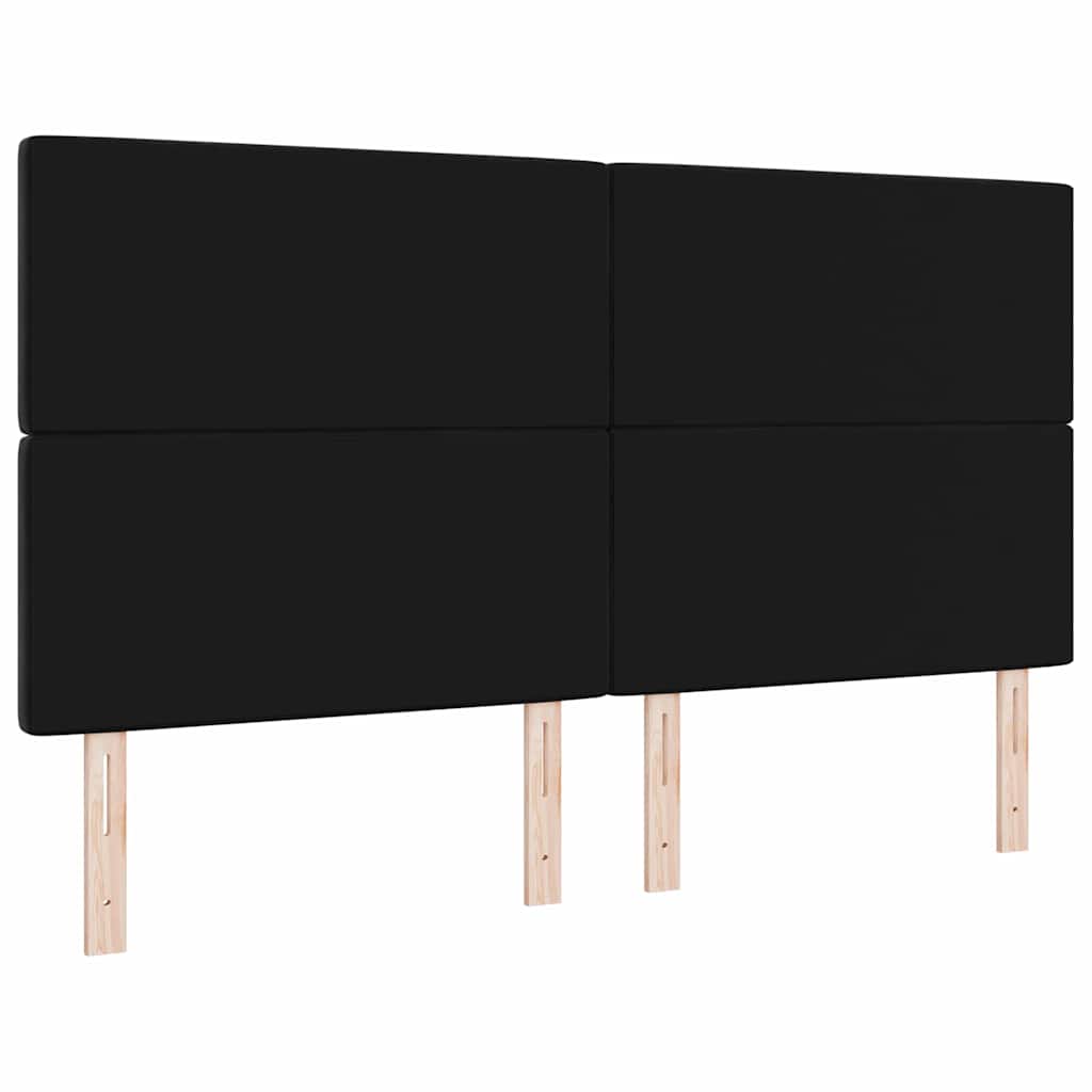 Fejtámla Fekete 180 cm Bársony