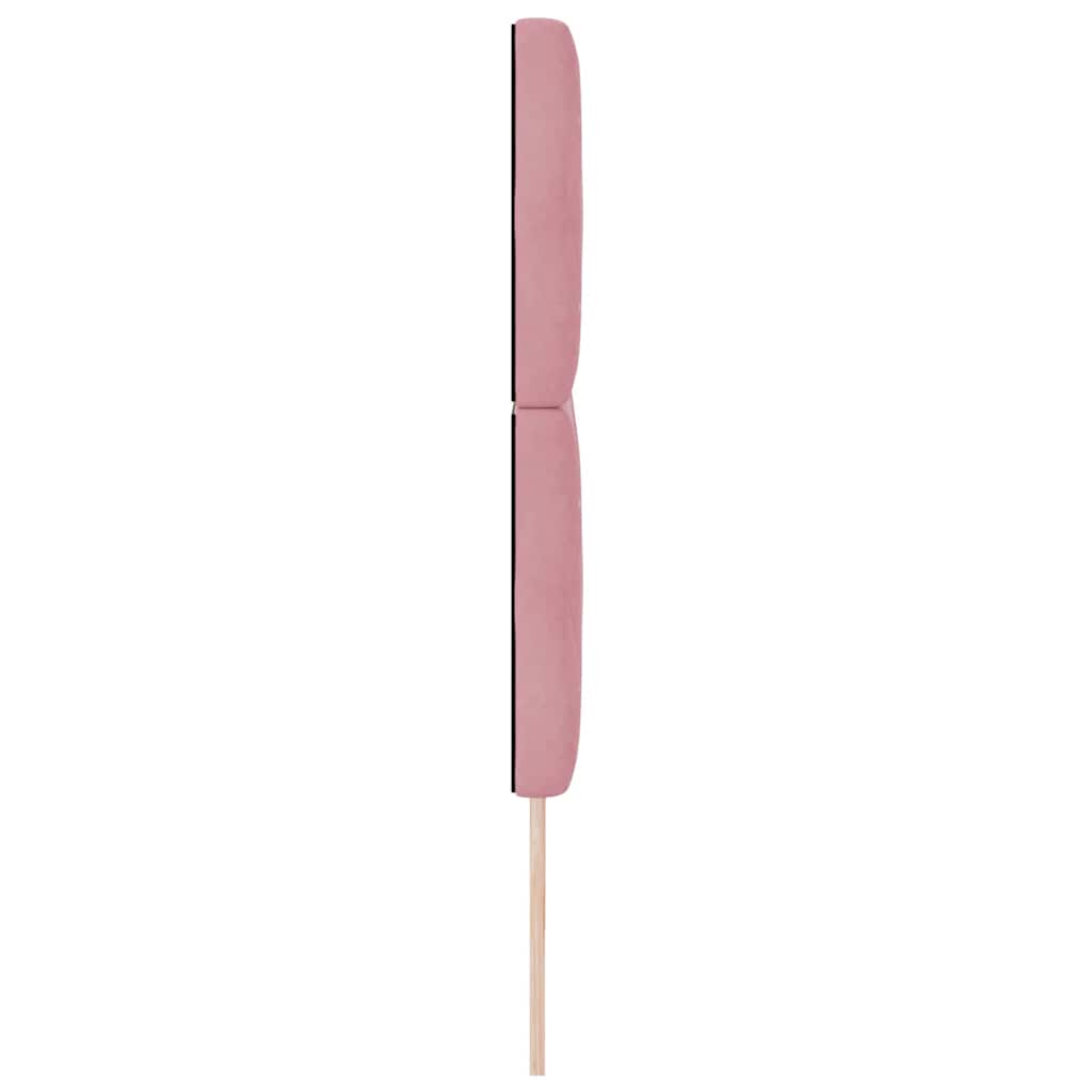 Fejtámla Rózsaszín 200 cm Bársony