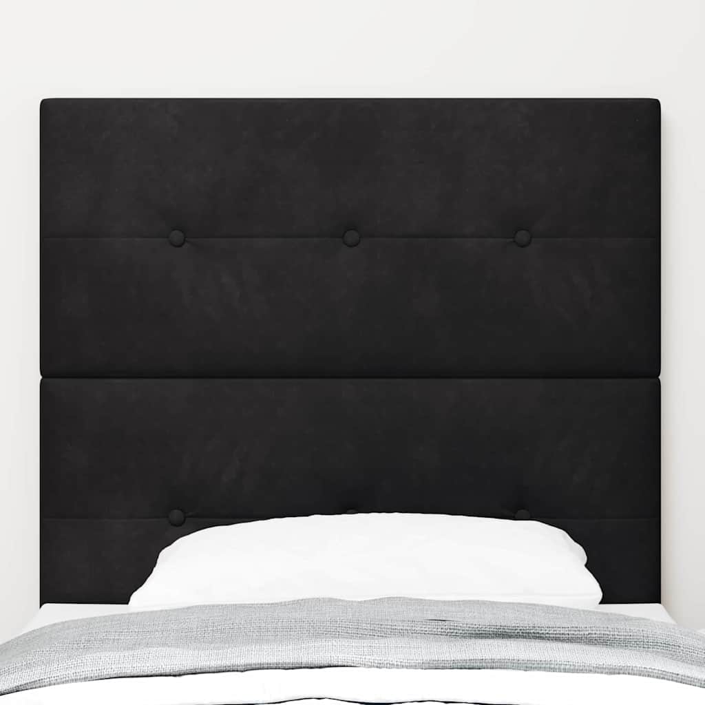 Fejtámla Fekete 80 cm Bársony