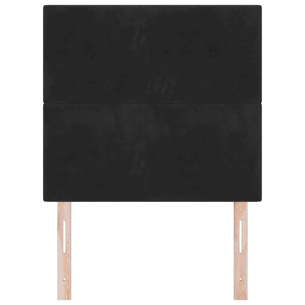 Fejtámla Fekete 80 cm Bársony