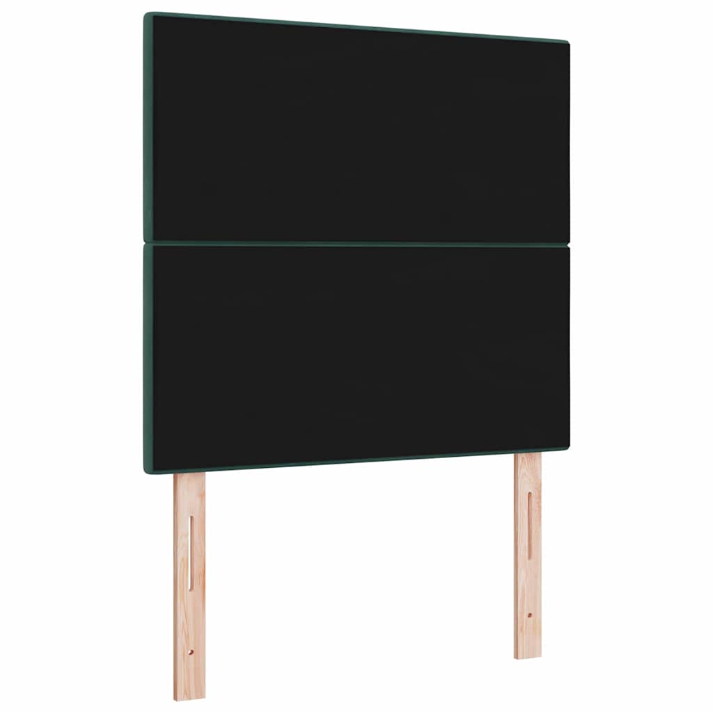 Fejtámla Sötétzöld 80 cm Bársony