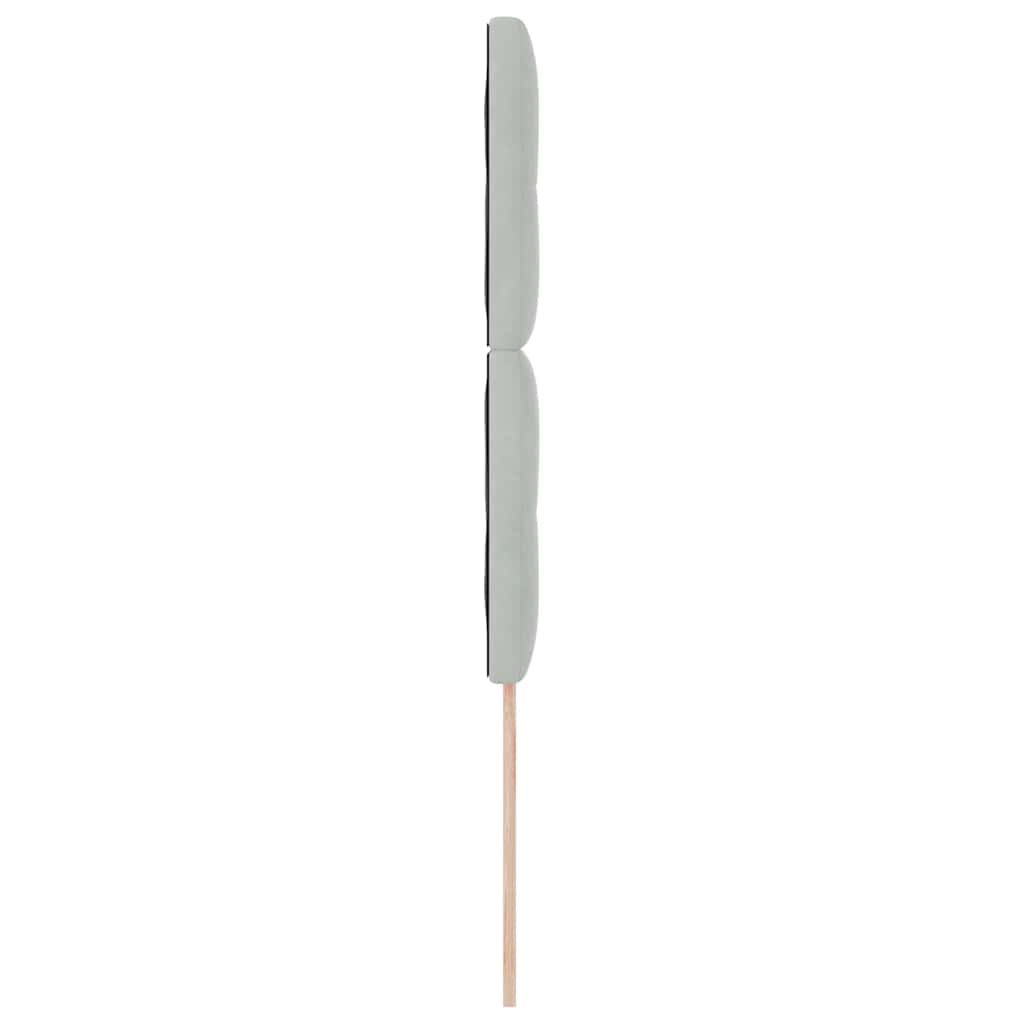 Fejtámla Világosszürke 90 cm Bársony