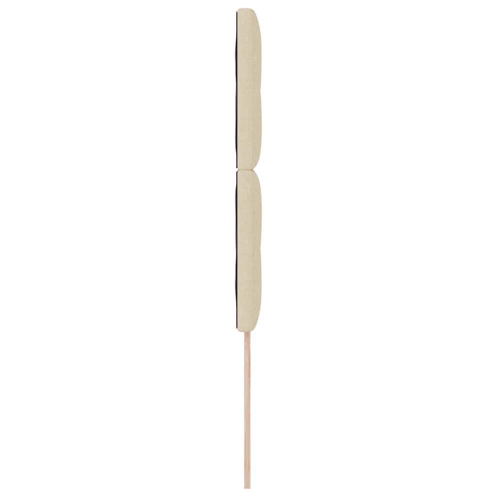 Magasságállítható ágyfej fejtámlával Krém 100 cm szövet