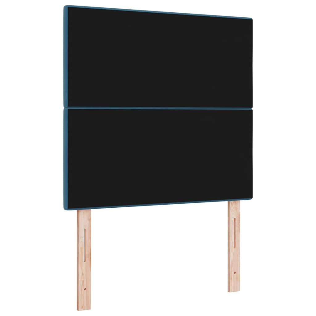 Fejtámla Sötét kék 100 cm Bársony