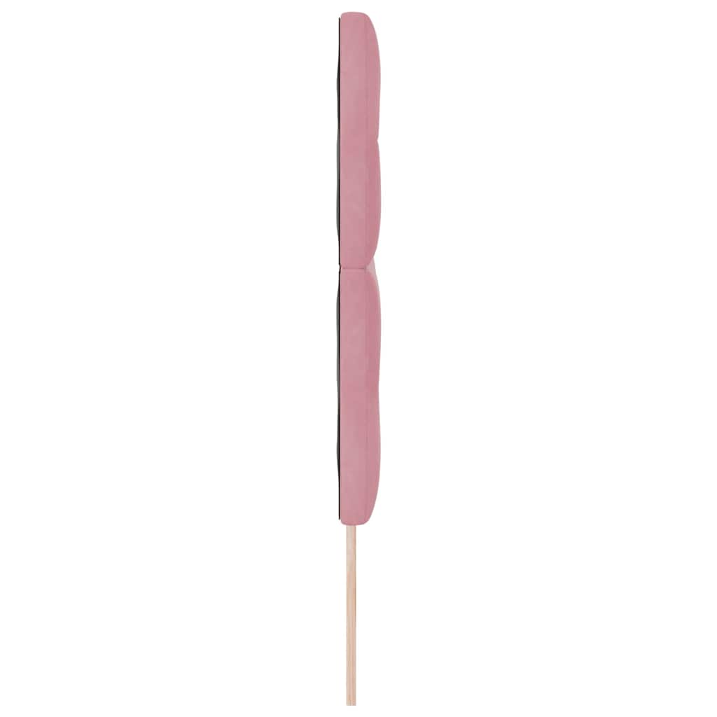 Fejtámla Rózsaszín 144 cm Bársony