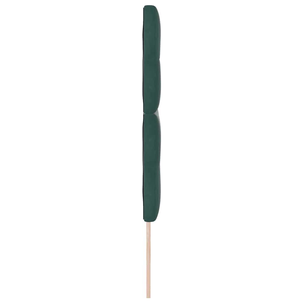 Fejtámla Sötétzöld 160 cm Bársony