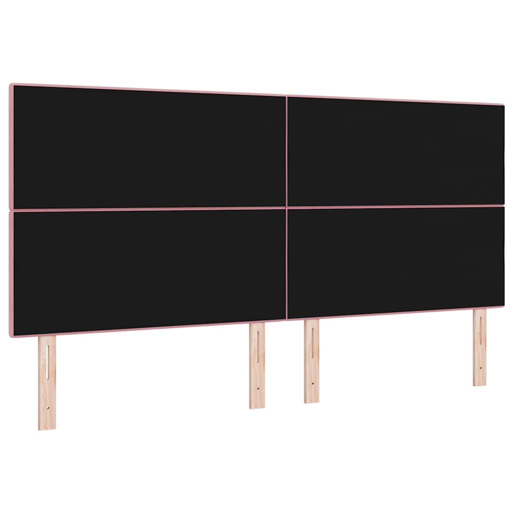 Fejtámla Rózsaszín 200 cm Bársony