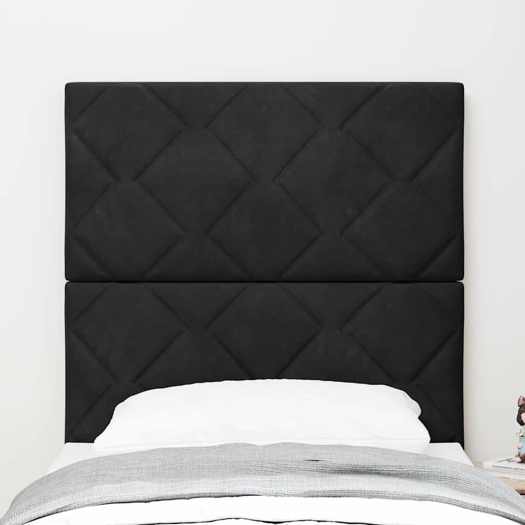 Fejtámla Fekete 80 cm Bársony