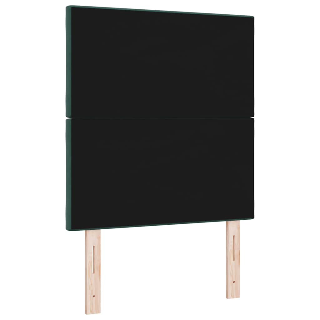 Fejtámla Sötétzöld 80 cm Bársony