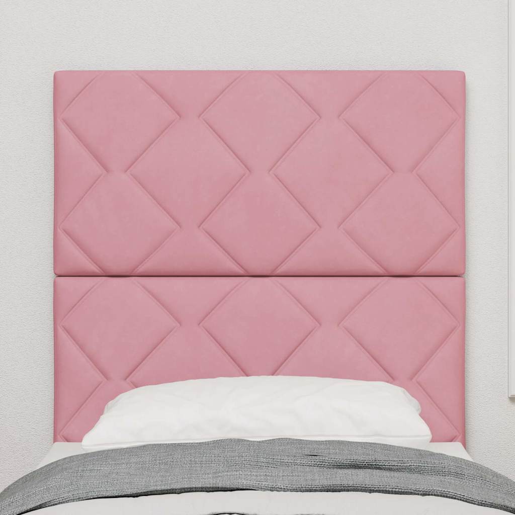 Fejtámla Rózsaszín 80 cm Bársony