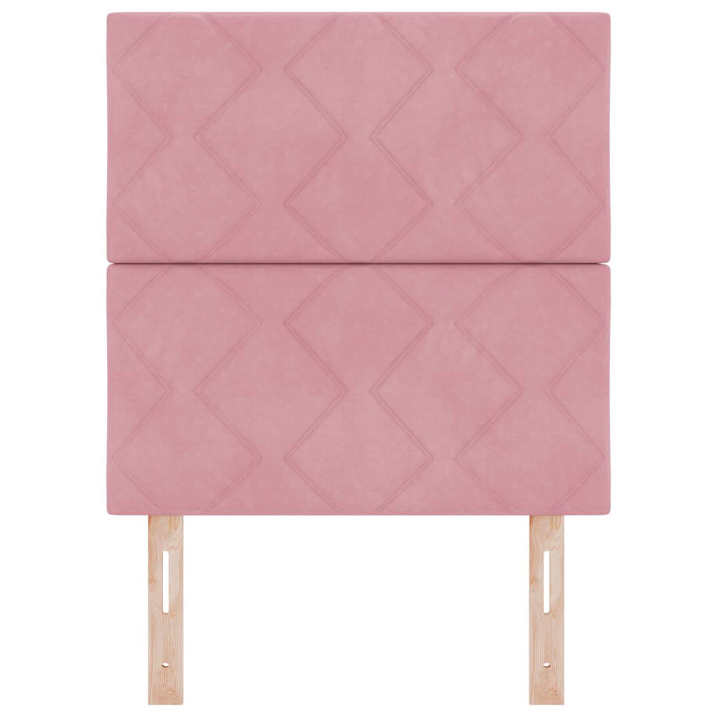 Fejtámla Rózsaszín 80 cm Bársony