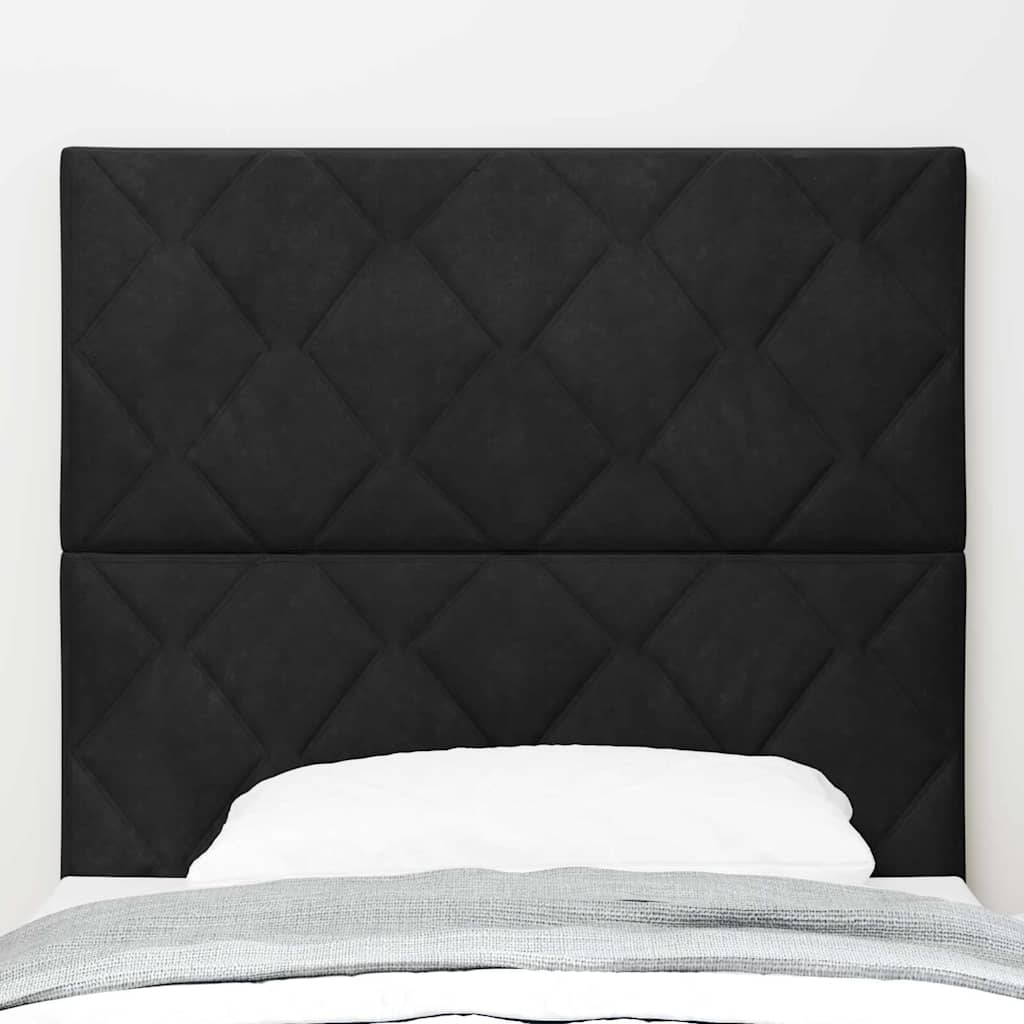Fejtámla Fekete 90 cm Bársony