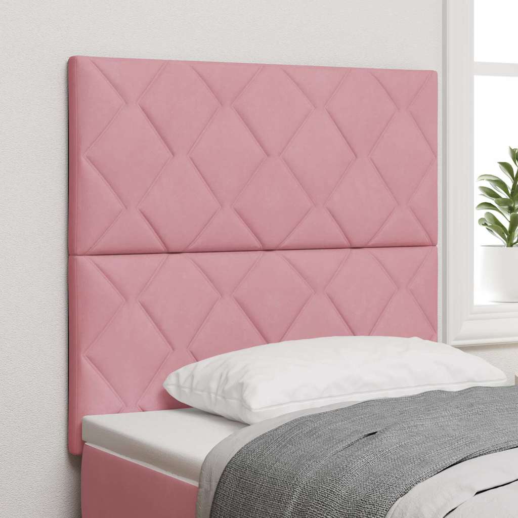 Fejtámla Rózsaszín 100 cm Bársony