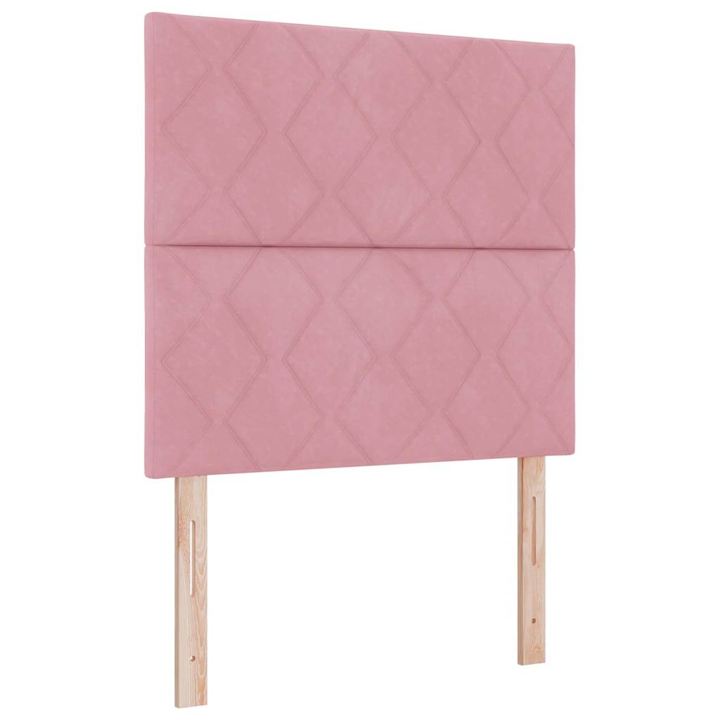 Fejtámla Rózsaszín 100 cm Bársony