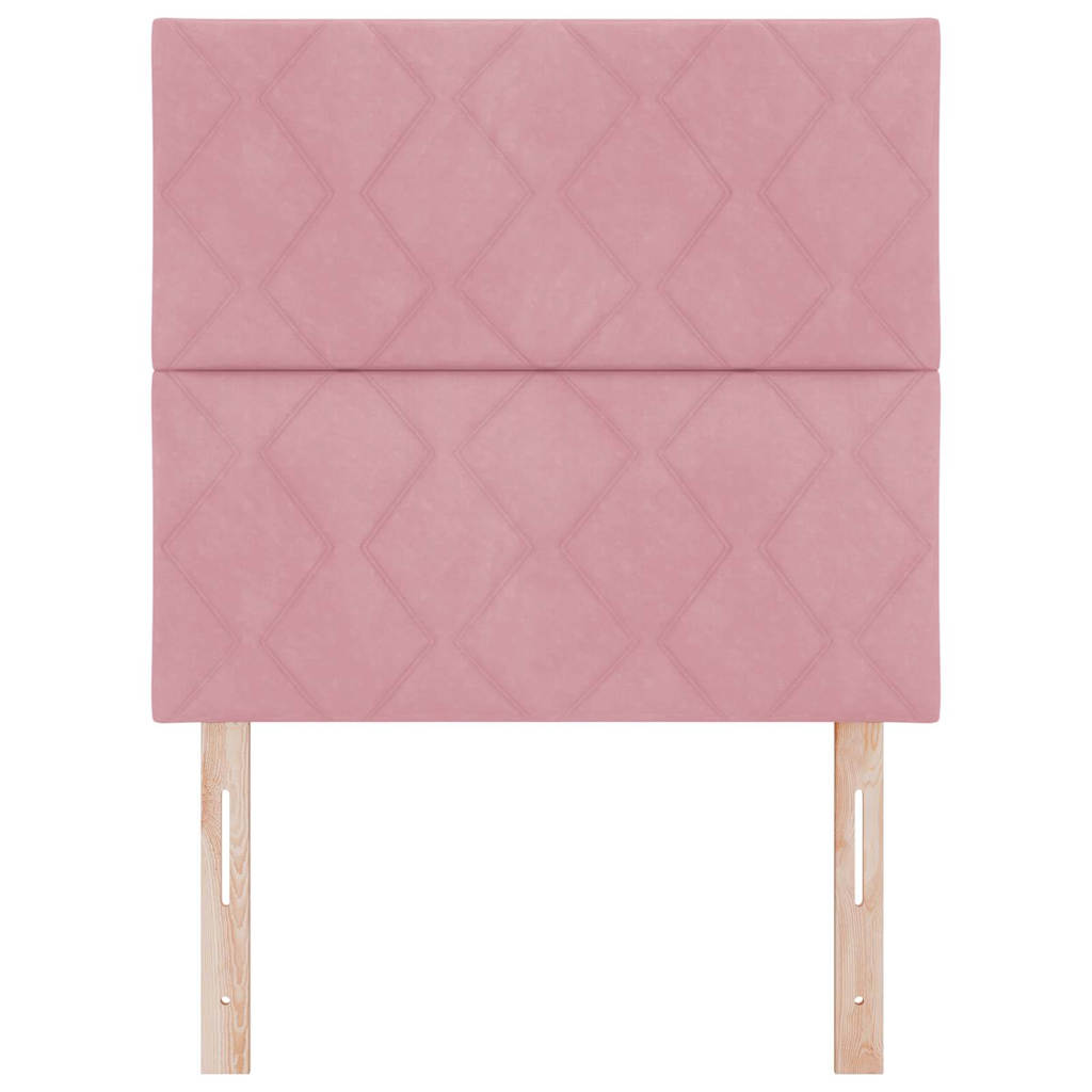 Fejtámla Rózsaszín 100 cm Bársony