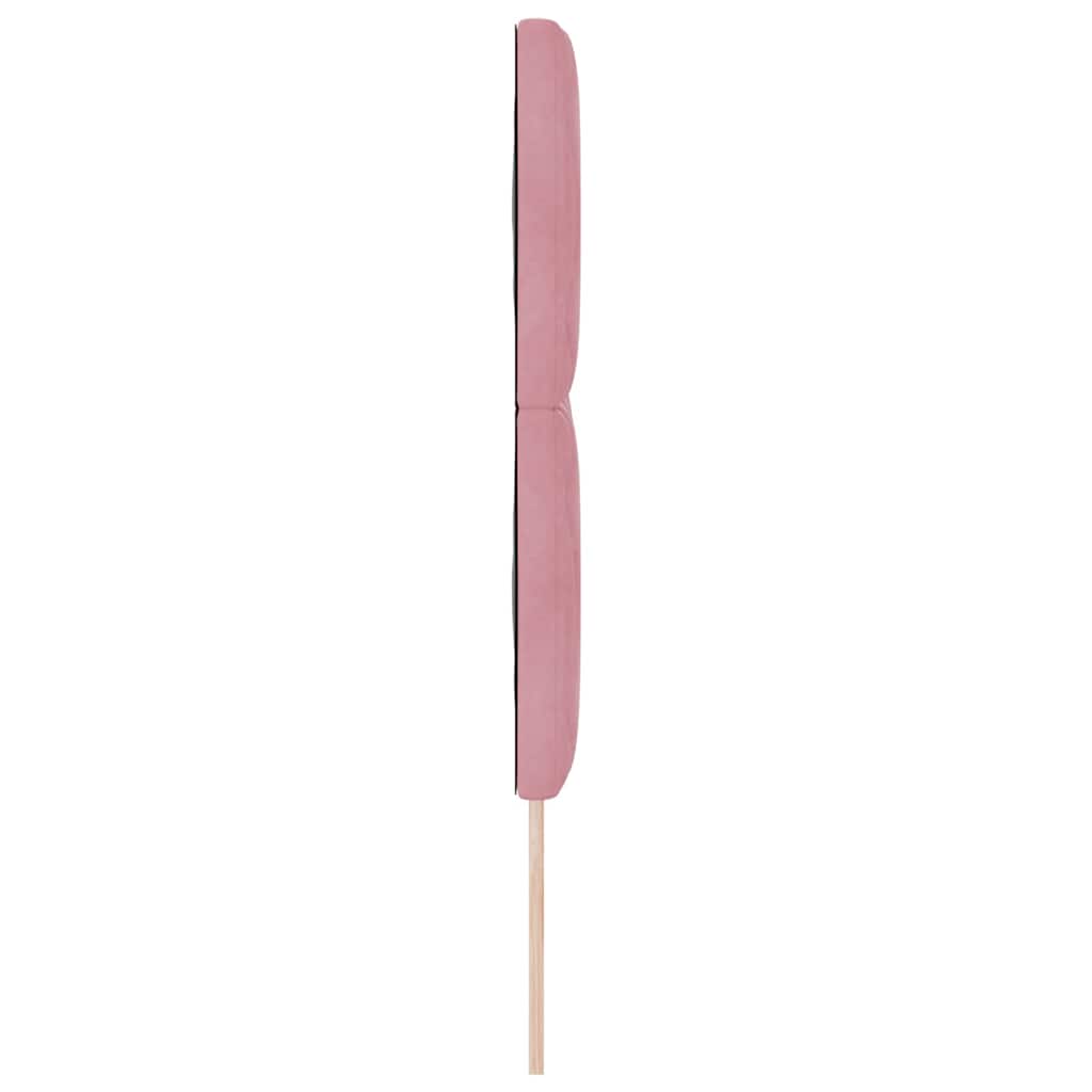 Fejtámla Rózsaszín 144 cm Bársony