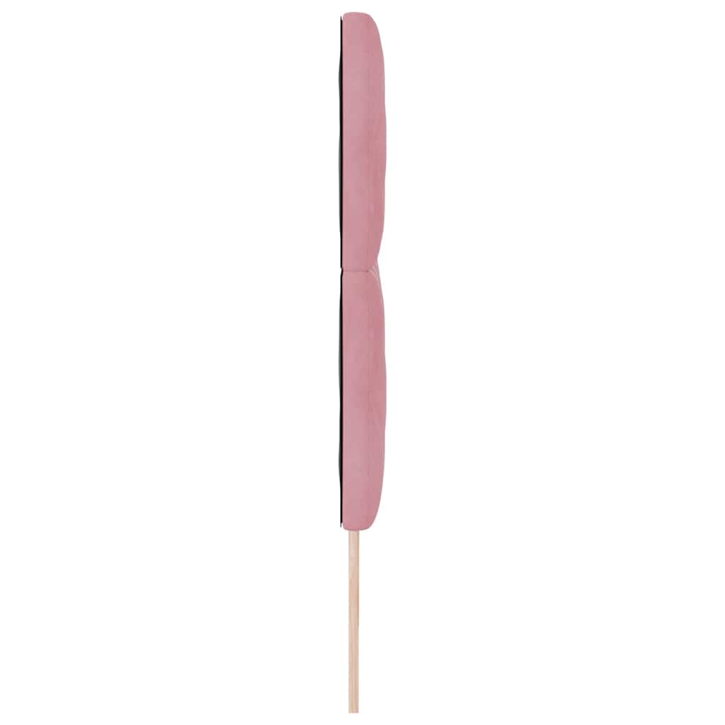 Fejtámla Rózsaszín 180 cm Bársony