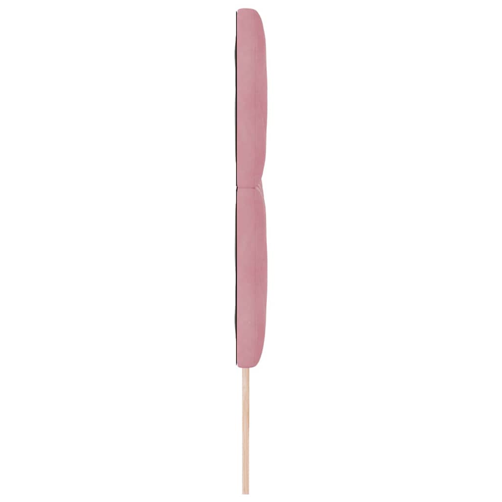Fejtámla Rózsaszín 200 cm Bársony