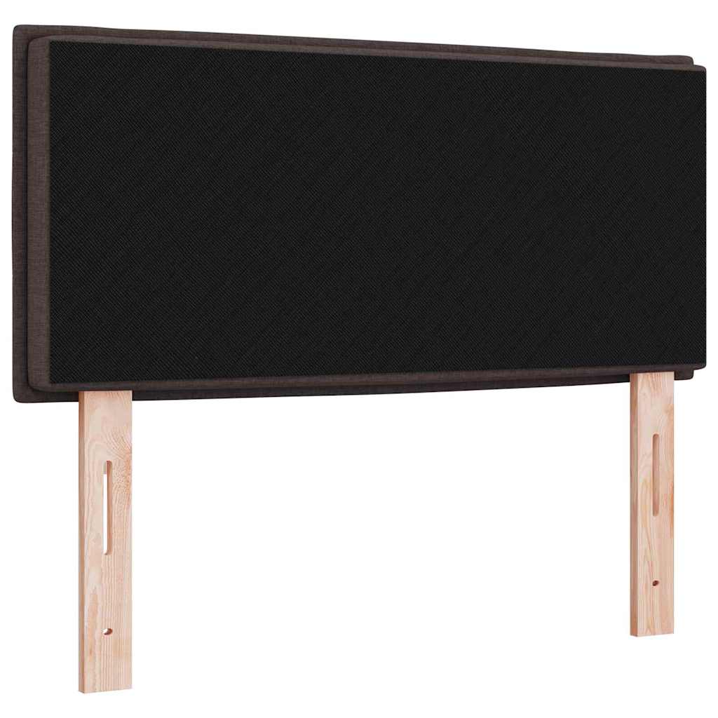 LED ágytámla LED szalagokkal Sötét Barna 80 cm szövet