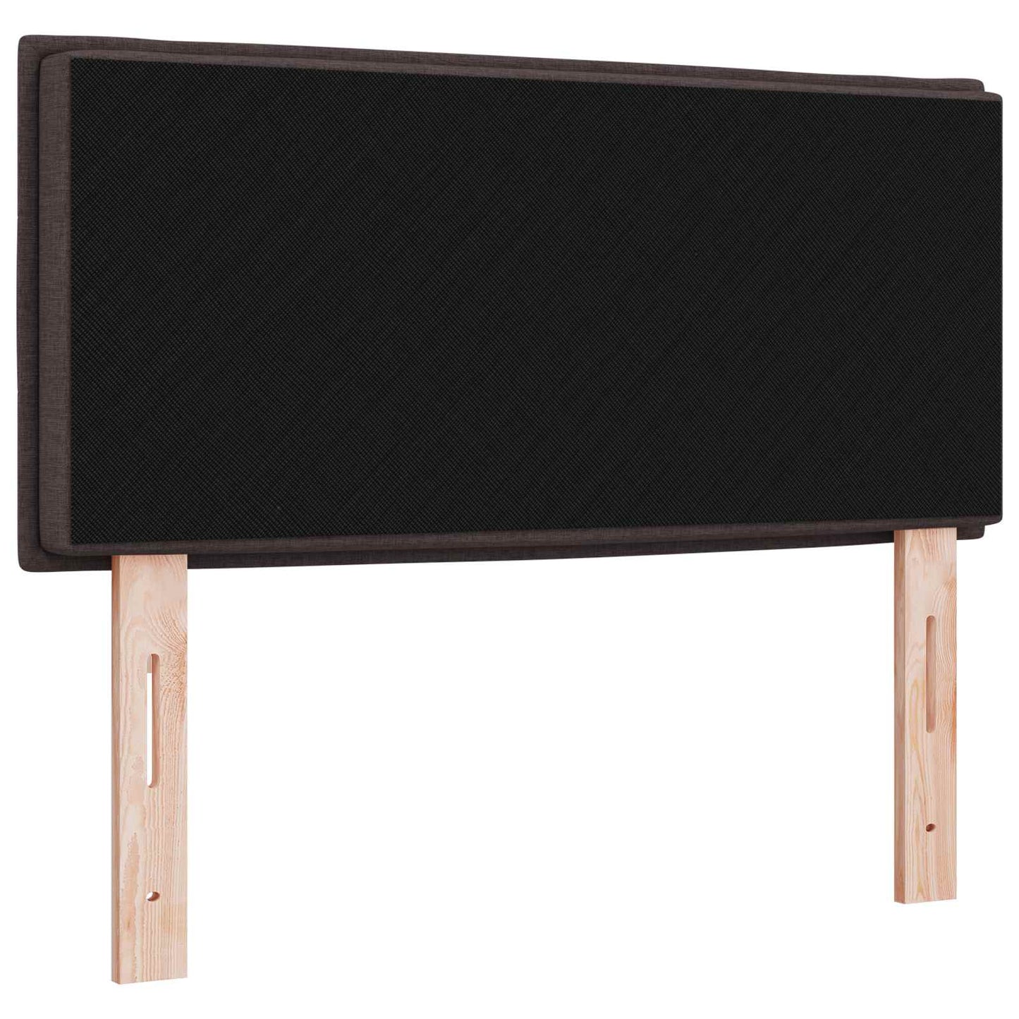 LED ágytámla LED szalagokkal Sötét Barna 80 cm szövet