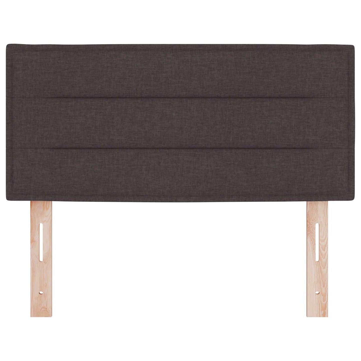 LED ágytámla LED szalagokkal Sötét Barna 80 cm szövet