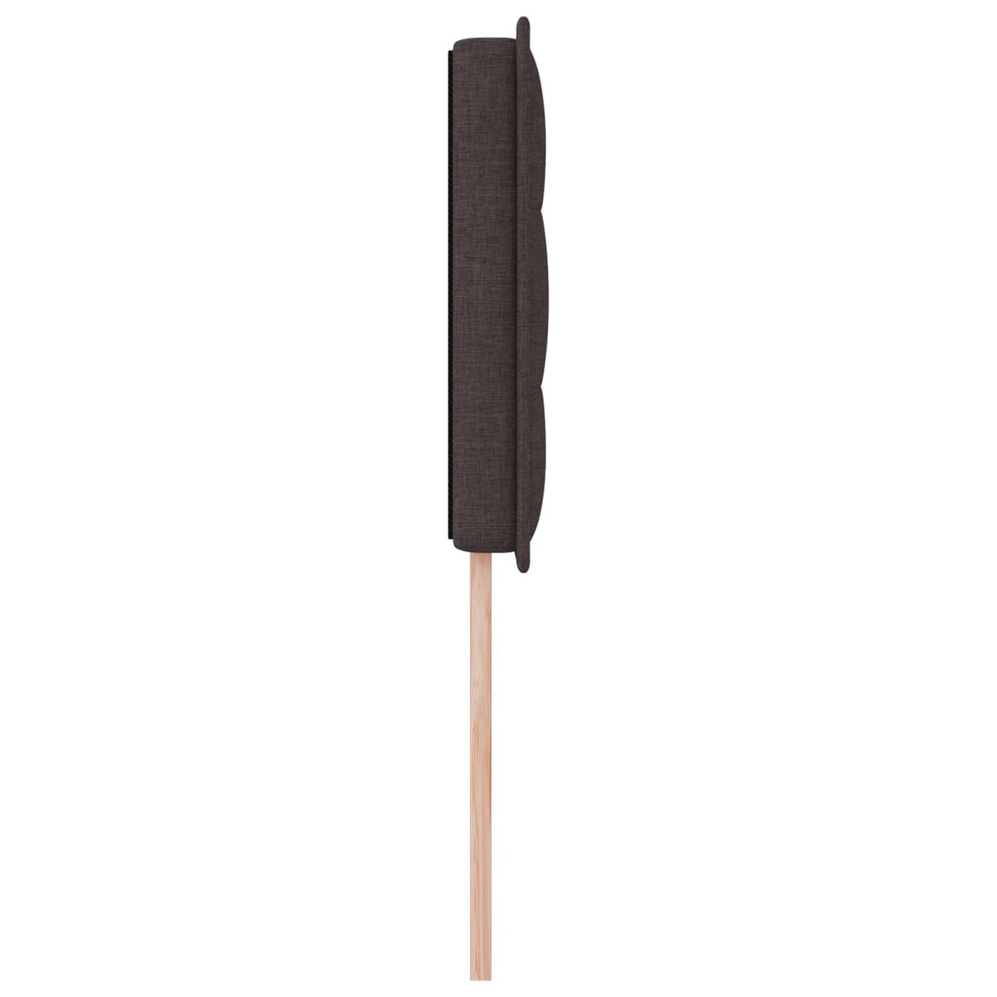 LED ágytámla LED szalagokkal Sötét Barna 80 cm szövet