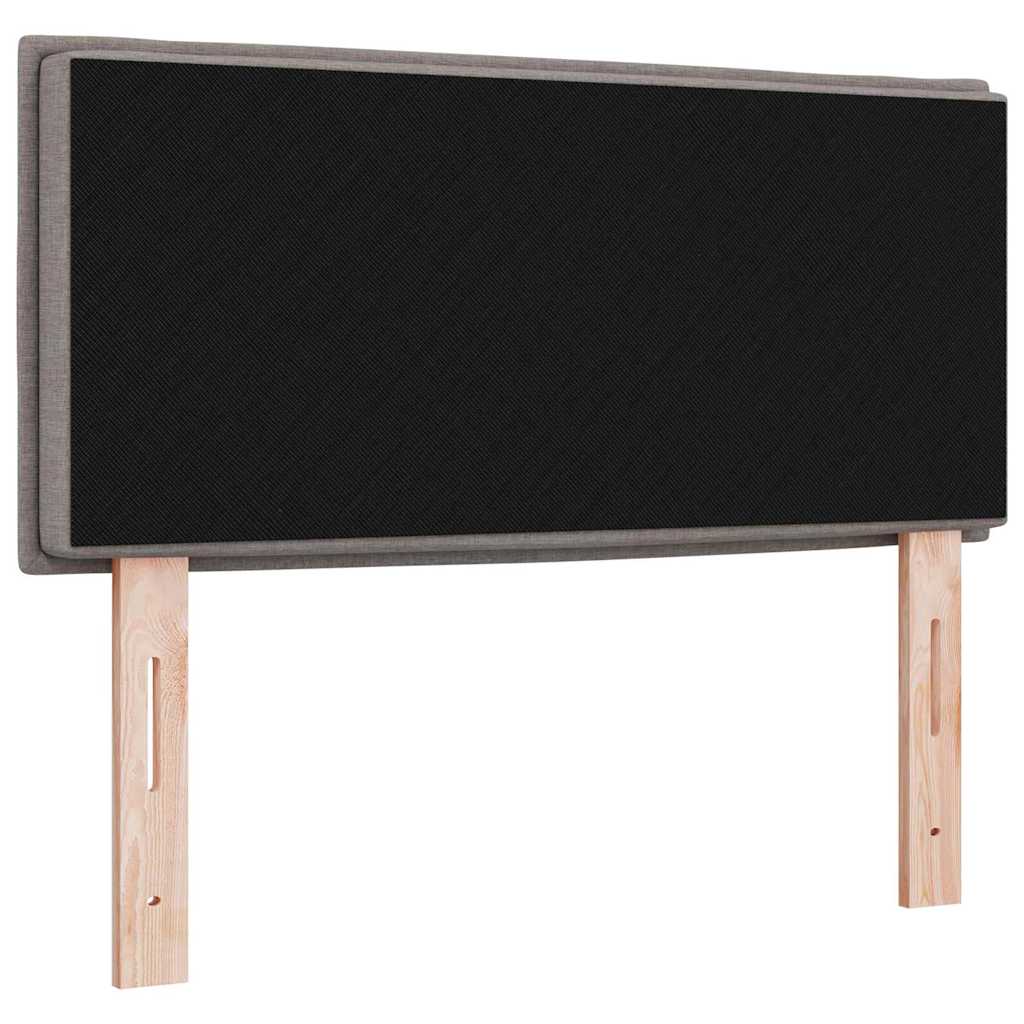 LED ágytámla LED szalagokkal fejtámlával Tópszínű 90 cm szövet