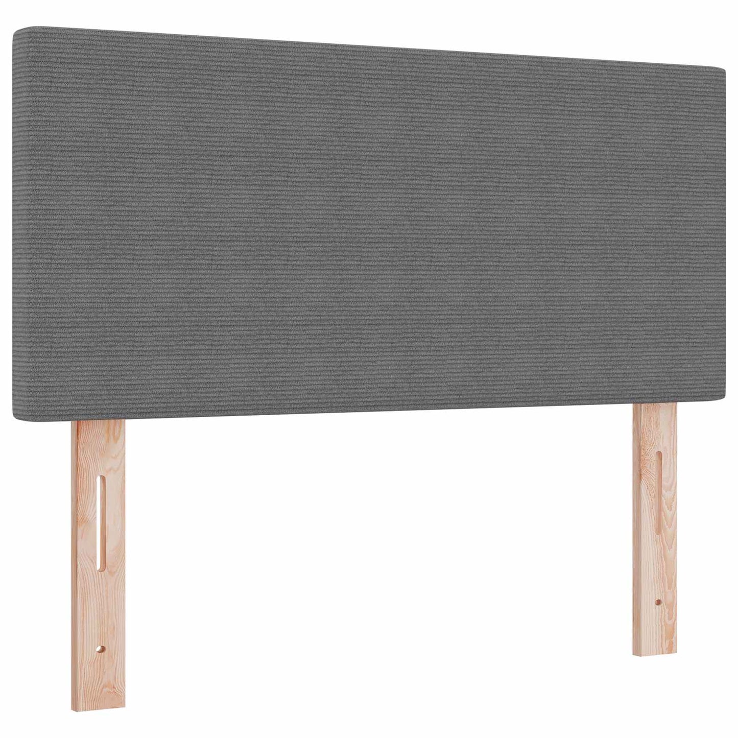 LED ágytámla fejtámlával Világosszürke 80 cm Bársonyos szövet