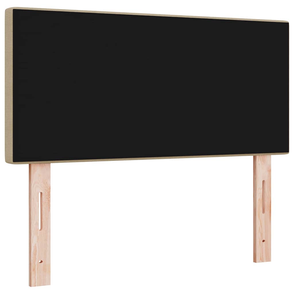 LED ágytámla LED szalagokkal Szürke zöld 80 cm Bársonyos szövet